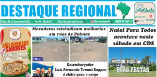 CAPA JORNAL DESTAQUE REGIONAL 18/11