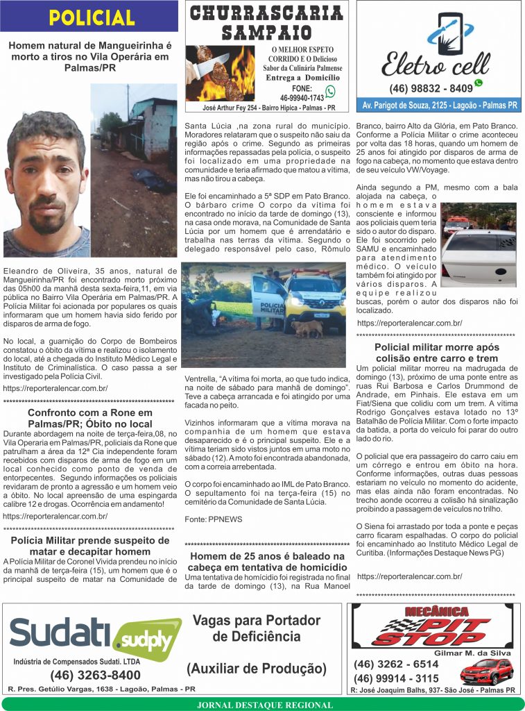 Jornal O Espeto Notícias