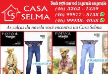 As calças da novela você encontra na Casa Selma
