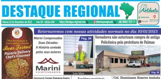 CAPA JORNAL DESTAQUE REGIONAL 22/12