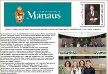 KAREM CORRÊA, ADVOGADA PATO-BRANQUENSE RECEBE VALOROSO RECONHECIMENTO ATRAVÉS DO TÍTULO DE CIDADÃ DE MANAUS