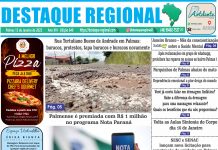CAPA JORNAL DESTAQUE REGIONAL 13/01