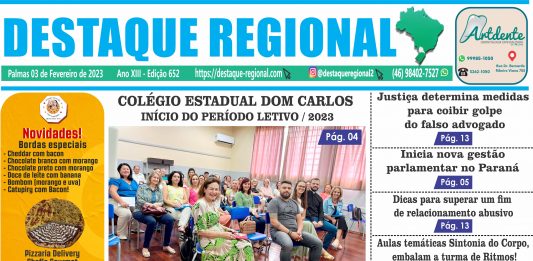 CAPA JORNAL DESTAQUE REGIONAL 03/02