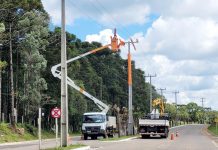 Prefeitura de CDS amplia rede de baixa tensão na Avenida Araucária