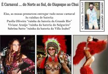 É Carnaval … do Norte ao Sul, do Oiapoque ao Chuí