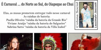 É Carnaval … do Norte ao Sul, do Oiapoque ao Chuí