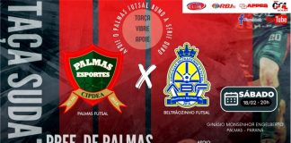 Sábado (18) tem estreia do Palmas Futsal na Taça Sudati/Pre. de Palmas de Futsal
