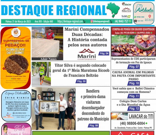 CAPA JORNAL DESTAQUE REGIONAL 31/03