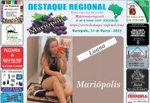 JORNAL DESTAQUE REGIONAL MARIÓPOLIS