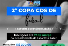 Departamento de Esportes e Lazer lança 2ª Copa CDS de Futsal