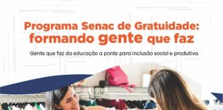 Departamento de Indústria e Comércio e Senac trazem a CDS mais um curso gratuito