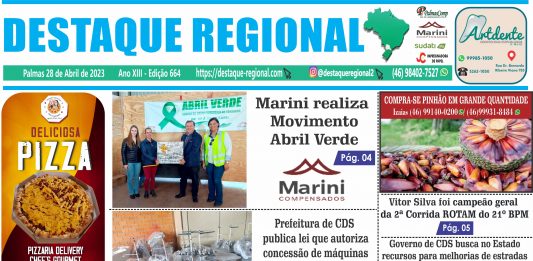 CAPA JORNAL DESTAQUE REGIONAL 28/04
