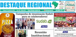 CAPA JORNAL DESTAQUE REGIONAL 21/04
