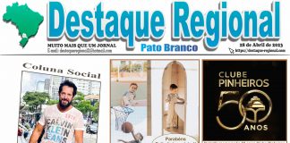 CAPA JORNAL DESTAQUE REGIONAL PATO BRANCO