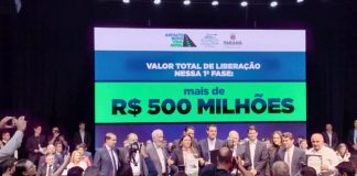 Bandiera acompanha lançamento do programa Asfalto Novo, Vida Nova, em Curitiba