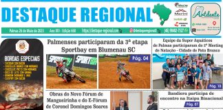 CAPA JORNAL DESTAQUE REGIONAL 26/05