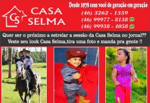 Quer ser o próximo a estrelar a sessão da Casa Selma no jornal?? Veste seu look Casa Selma, tira uma foto e manda pra gente !!