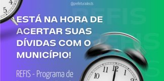 Prefeitura de CDS lança Refis 2023