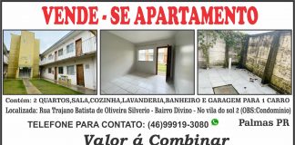 VENDE – SE APARTAMENTO