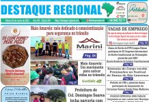 CAPA JORNAL DESTAQUE REGIONAL 02/06