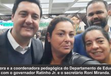 Representantes de CDS participam de cerimônia de entrega de tablets para colégios estaduais em Curitiba