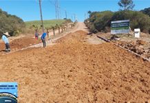 Prefeitura de CDS inicia calçamento na estrada do Travessão