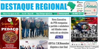 CAPA JORNAL DESTAQUE REGIONAL 18/08