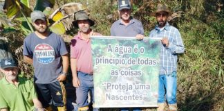 Mais uma ação do Projeto Proteja uma Nascente