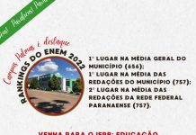IFPR Campus Palmas destaca-se em ranking de médias do ENEM