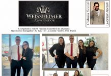 A competente e nota 10 ‘’equipe do escritório de advocacia Weissheimer Advogados’’