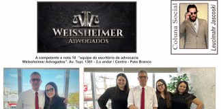 A competente e nota 10 ‘’equipe do escritório de advocacia Weissheimer Advogados’’