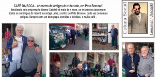 CAFÉ DA BOCA… encontro de amigos da vida toda, em Pato Branco!!