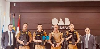 A 12ª Companhia Independente da Polícia Militar de Palmas recebe três novos oficiais