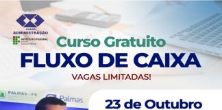 Prefeitura de CDS e IFPR ofertam curso de Fluxo de Caixa