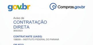 IFPR Campus Palmas realiza Chamada Pública para contratação direta de transporte coletivo