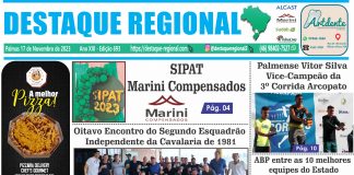 CAPA JORNAL DESTAQUE REGIONAL 17/11