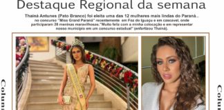DESTAQUE REGIONAL DA SEMANA