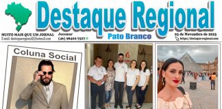 CAPA JORNAL DESTAQUE REGIONAL PATO BRANCO