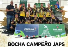 Equipe de Bocha de Palmas é campeã dos Jogos Abertos do Paraná