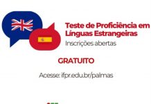 Inscrições abertas para Teste de Proficiência em Línguas Estrangeiras gratuito