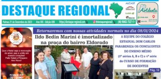 CAPA JORNAL DESTAQUE REGIONAL 21/12