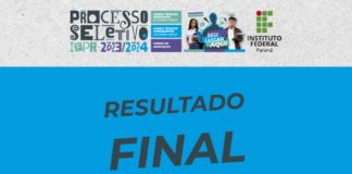 Resultado final do Processo Seletivo 2023/2024 é divulgado