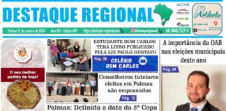 CAPA JORNAL DESTAQUE REGIONAL 12/01/2024