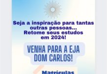 EJA em Palmas é no Colégio Estadual Dom Carlos