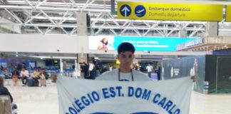 GANHANDO O MUNDO – Colégio Estadual Dom Carlos congratula-se com o aluno Renato de Campos Chechonki