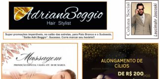 Super promoções imperdíveis, no salão das estrelas, para Pato Branco e o Sudoeste, ‘’Salão Adri Boggio’’. Sucesso. Corre marcar seu horário!!