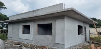 Seguem as obras do Destacamento da PM em Cel. Domingos Soares