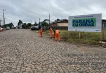 Na próxima semana, mais duas ruas receberão asfalto em Cel. Domingos Soares