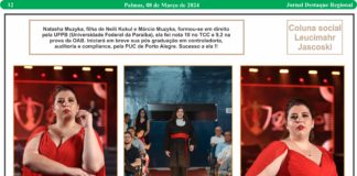 Natasha Muzyka formou-se em Direito pela UFPB