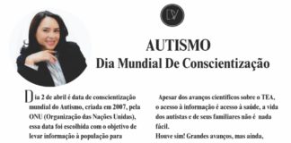 AUTISMO DIA MUNDIAL DE CONSCIENTIZAÇÃO